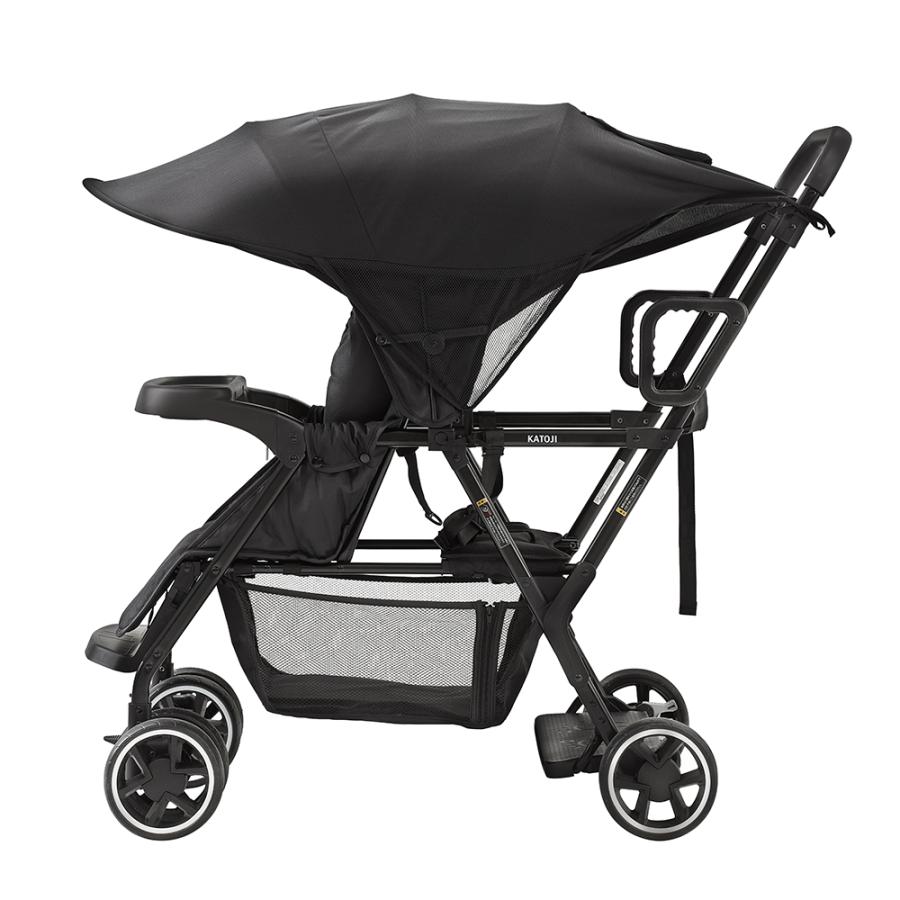 KATOJI 二人乗りベビーカー　2Seater 日除けカバー付き カトージ（KATOJI） ベビーカー 二人乗りベビーカー UV日除けカバー