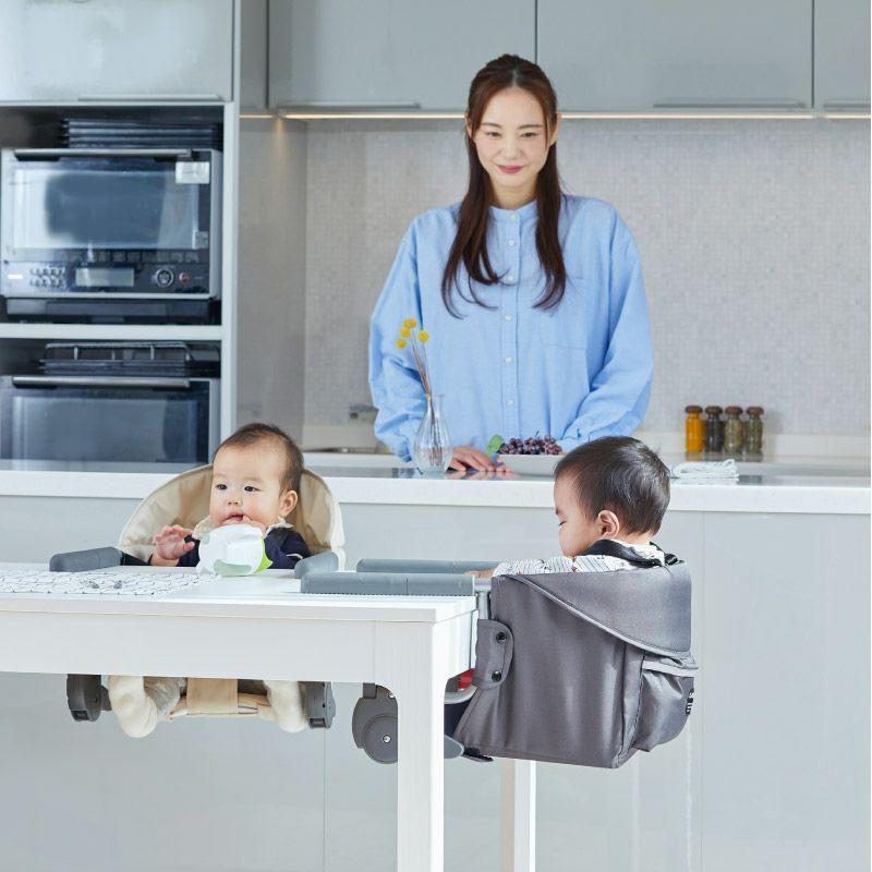 ベビーチェア 赤ちゃん 椅子 キッズチェア 子供椅子 折りたたみ テーブルチェア イージーフィット 選べる2色 カトージ KATOJI 出産祝い ギフト | カトージ | 07