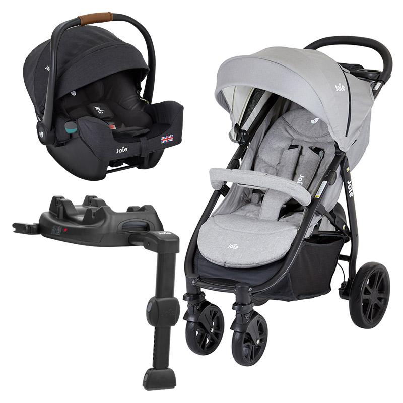 取引中】Joie ベビーカー・チャイルドシート・ベース3点セット