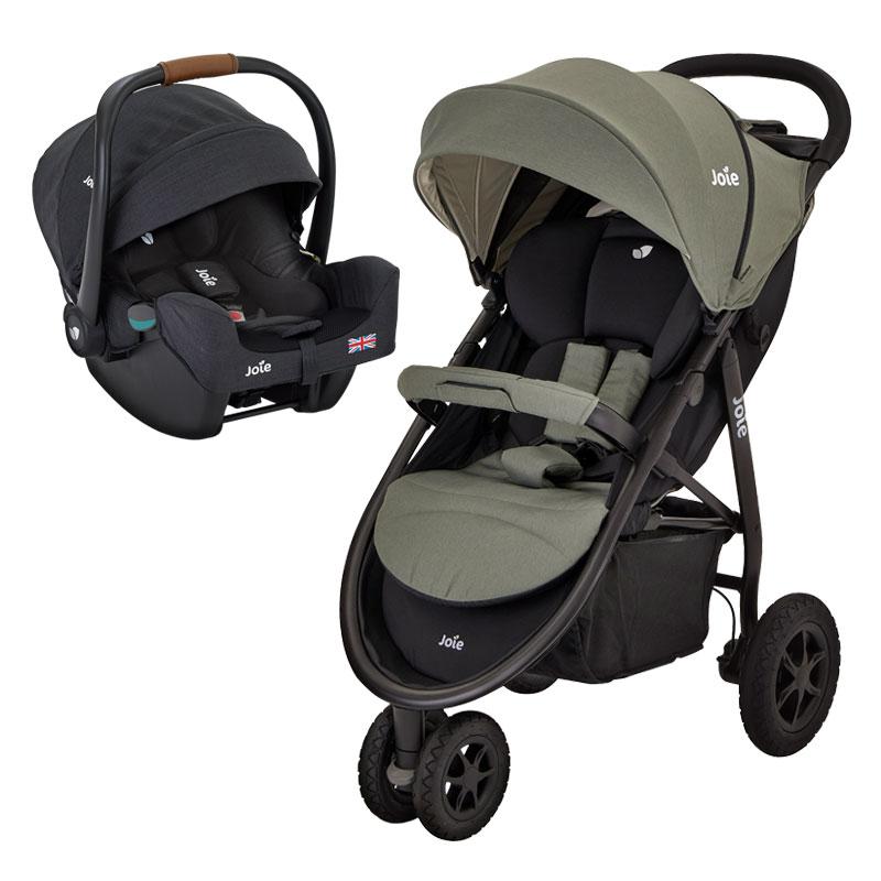 トラベルシステム Joie ジョイー ベビーカー ライトトラックス3DLX + 