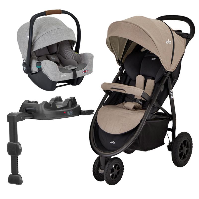 トラベルシステム Joie ジョイー ベビーカー ライトトラックス3DLX + 