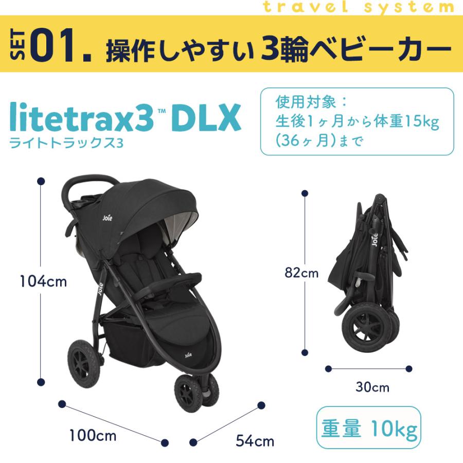 joieライトトラックストラベルシステムセット① Joie（ベビーカー） トラベルシステム Joie ジョイー ベビーカー