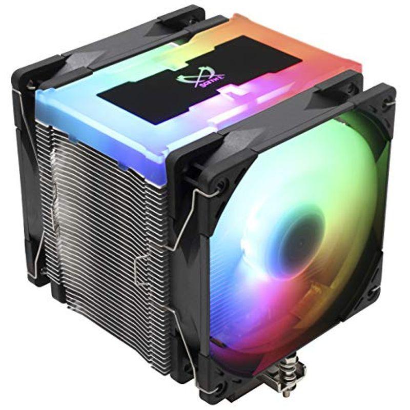 Scythe Mugen 5 アドレス可能 RGB Plus Air CPU クーラー デュアル120mm ファン コントローラ付き