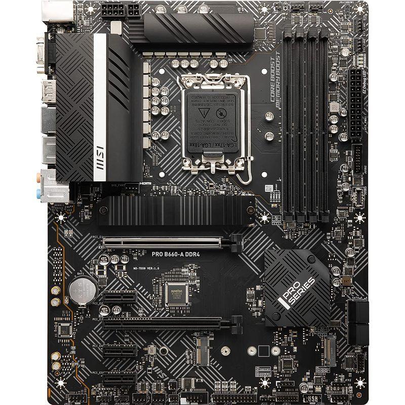MSI PRO B660-A DDR4 マザーボード ATX Intel B660チップセット搭載 第12世代CPU(LGA1700)対応 PRO B660 DDR4 マザーボード ATX Intel B660チップセット搭載 第12世代CPU LGA1700 対応