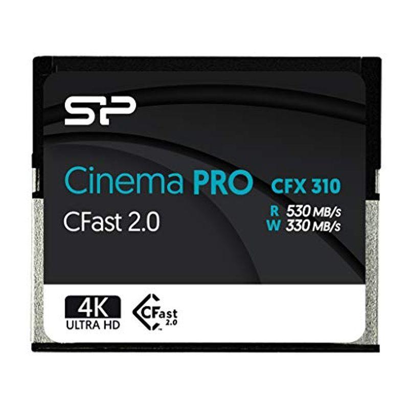 Silicon Power 512GB CFast 2.0 CinemaPro CFX310 Memory Card, 3500X and
