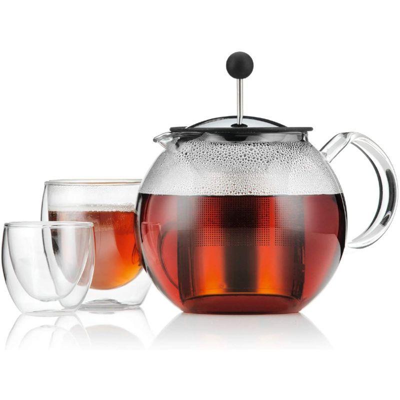 99%OFF!】BODUM ボダム ASSAM ステンレスフィルター ガラスハンドル ティープレス アッサム 1801-16 1L 正規品 コーヒー、 ティー用品 BODUM ボダム ASSAM アッサム ティープレス ステンレスフィルター プラスチックハンドル 1L ブラック 正