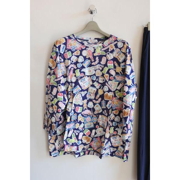 【新品 タグ付】TUNIC tunic 長袖 鴨居羊子 チュニック ゆったり チュニック TUNIC チュニック 鴨居羊子 長袖Tシャツパジャマ 100