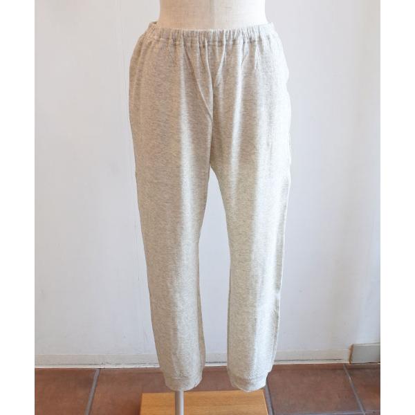 鴨居羊子　TUNIC ルームパンツ　ロング丈　綿100% グレーブルー 鴨居羊子 TUNIC ルームパンツ ロング丈 綿100% グレーブルー