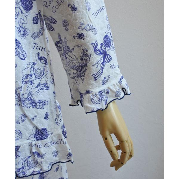 チュニック 20％OFF SALE TUNIC 鴨居羊子 8分袖メローパジャマ 23472P