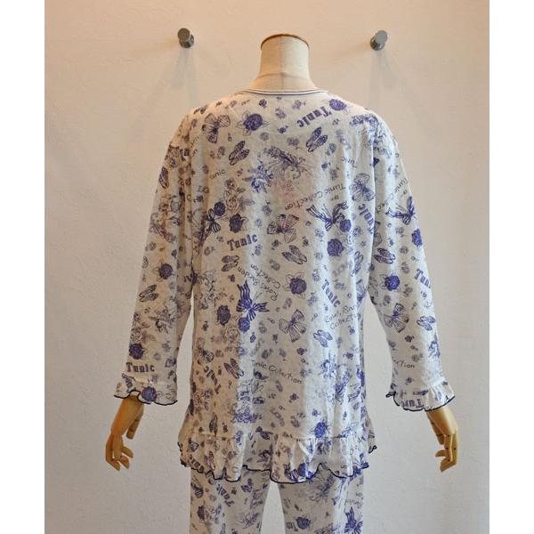 チュニック 20％OFF SALE TUNIC 鴨居羊子 8分袖メローパジャマ 23472P