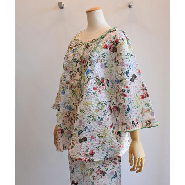 TUNIC 鴨居羊子 レディース⭐︎薔薇柄ドット パジャマ上下 ⭐︎ 値札付新品 TUNIC 鴨居羊子 レディース⭐︎薔薇柄ドット パジャマ上下 ⭐︎ 値札付新品