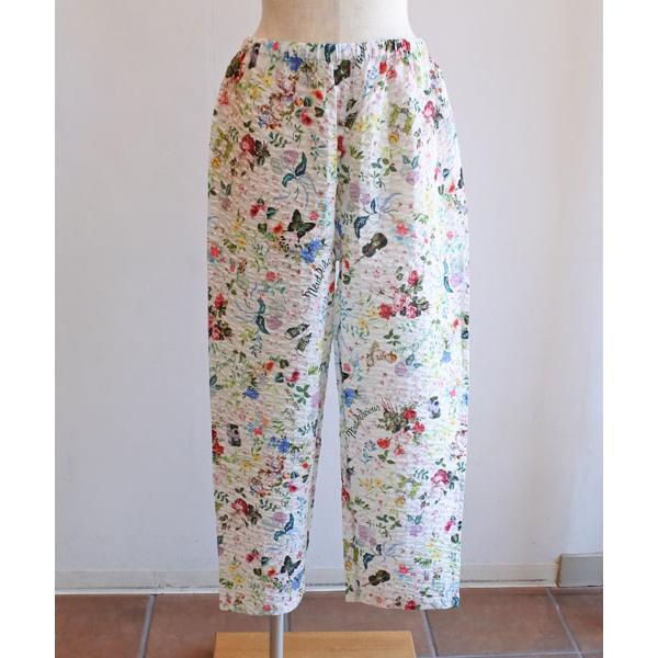 【鴨居羊子】チュニックパジャマ　天竺綿100% 夏物 チュニック TUNIC 鴨居羊子 長袖全開パジャマ 60シルキーローン
