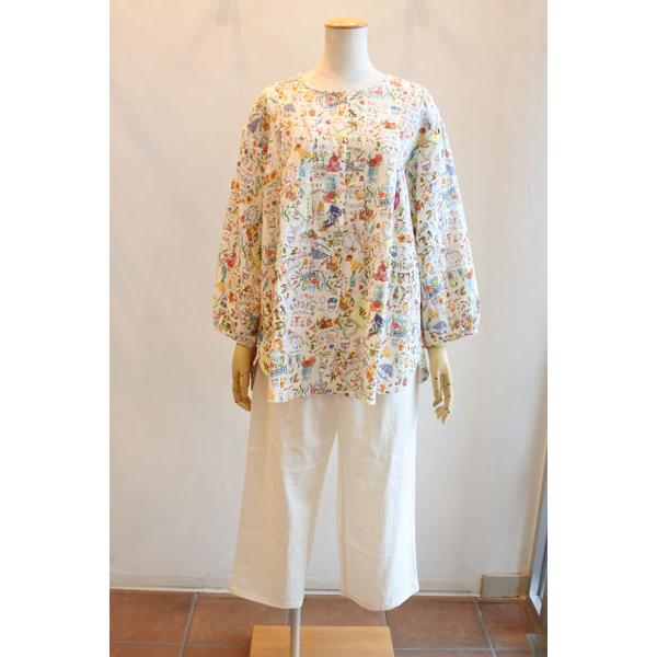 ＊美品＊チュニック　鴨居羊子 ♡花柄　ワンピース　パジャマ　ルームウェア 美品＊チュニック 鴨居羊子 ♡花柄 ワンピース パジャマ ルーム