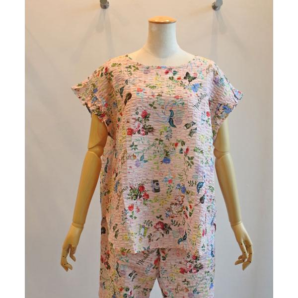 新品タグ鴨居羊子tunic パジャマ チュニック TUNIC 鴨居羊子 フレンチトップスパジャマ 60シルキー