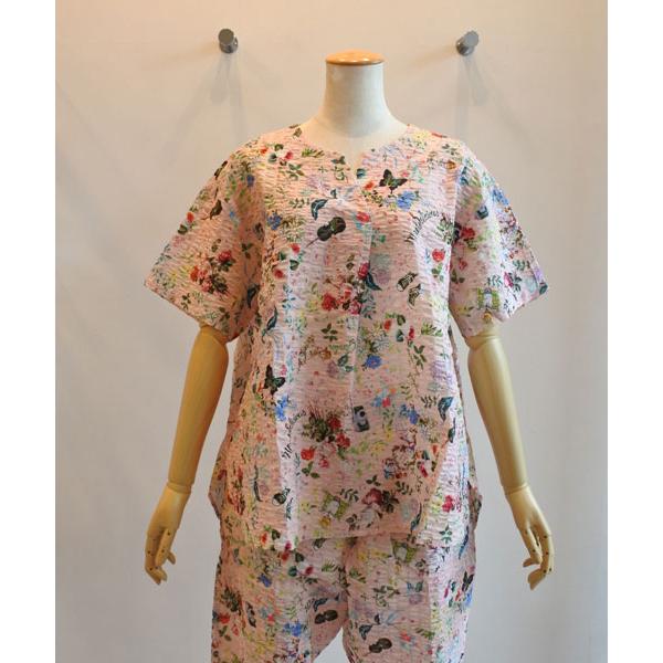 チュニック 20％OFF SALE TUNIC 鴨居羊子 Vネックトップスパジャマ 60