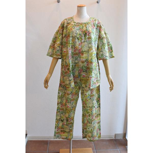 tunic チュニック 鴨居羊子 レディース パジャマ 上下セット フレア チュニック 20％OFF SALE TUNIC 鴨居羊子 6分袖半開パジャマ 80ローン