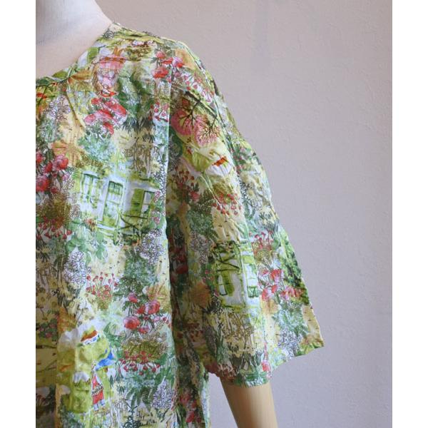 チュニック 20％OFF SALE TUNIC 鴨居羊子 6分袖半開パジャマ 80ローン