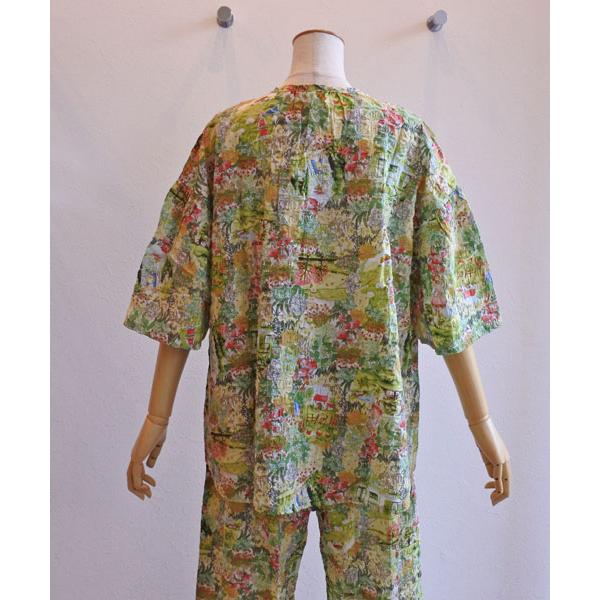 チュニック 20％OFF SALE TUNIC 鴨居羊子 6分袖半開パジャマ 80ローン