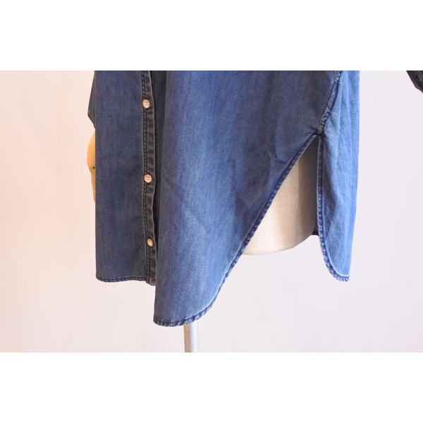 PASSIONE（パシオーネ） 20％OFF オーバーシルエットデニムブラウス 