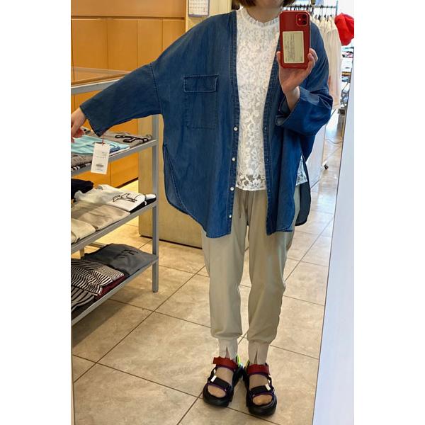 PASSIONE（パシオーネ） 20％OFF オーバーシルエットデニムブラウス 