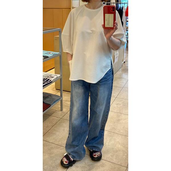 Cafune cafune オーバーサイズデニムパンツ ジーパン ドロスト