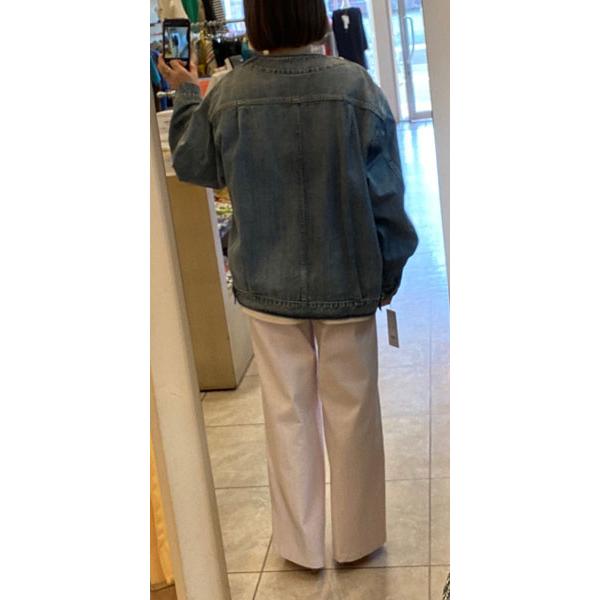 Cafune（カフネ） cafune Vネックオーバーサイズデニムシャツ Gジャン