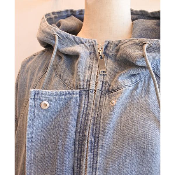 ♦︎新品♦︎PASSIONE♦︎ジップアップ デニムパーカー♦︎ PASSIONE（パシオーネ） ジップアップデニムパーカー ブルゾン ダブル