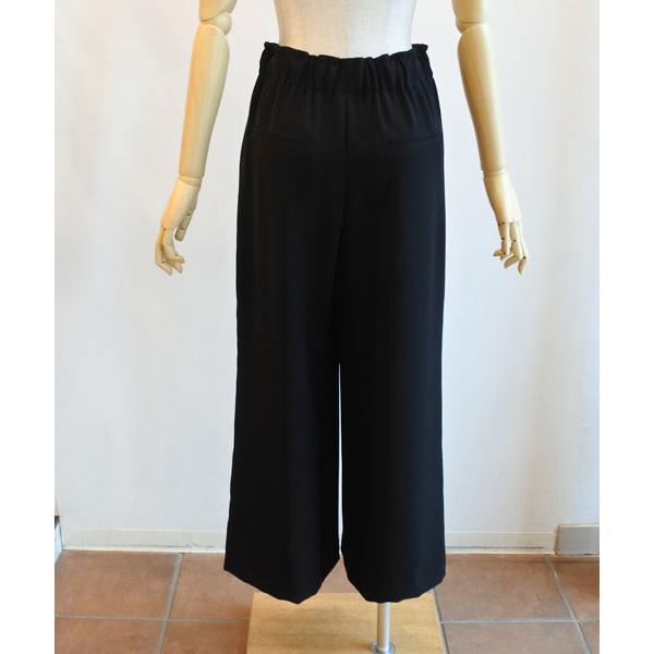 PASSIONE（パシオーネ） タック入りワイドパンツ イージーパンツ MI
