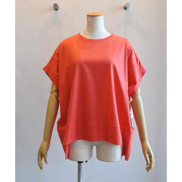 まるさん様♪パシオーネ  赤ボーダーカットソー  新品 PASSIONE（パシオーネ） ドルマンコットンカットソー 半袖Tシャツ 綿T