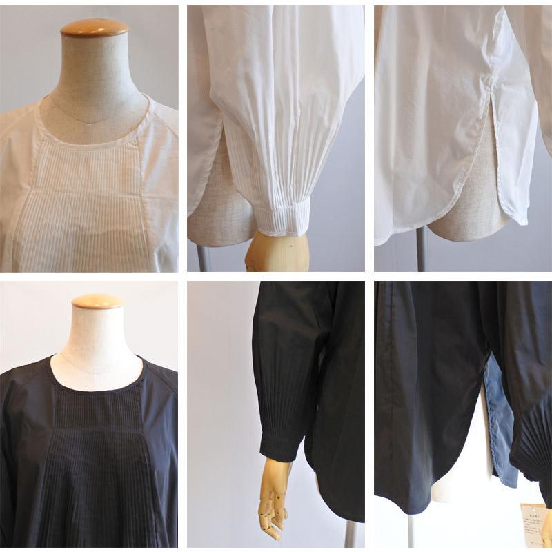 COMME CI COMME CA（コムシコムサ） タック入りチュニックブラウス 