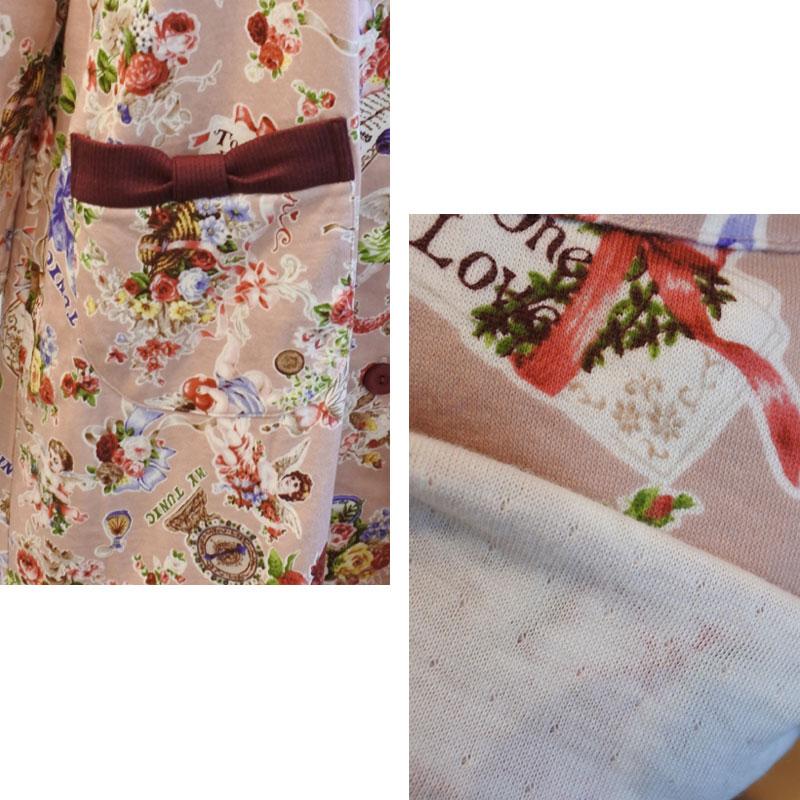 tunic チュニック 鴨居羊子 ロングガウン チュニック 20％OFF TUNIC 鴨居羊子 ショートガウン 40接結 バラリボン