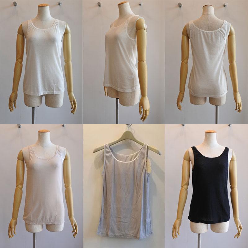 チュニック TUNIC ノースリーブインナー タンクトップ ガーゼシフォン