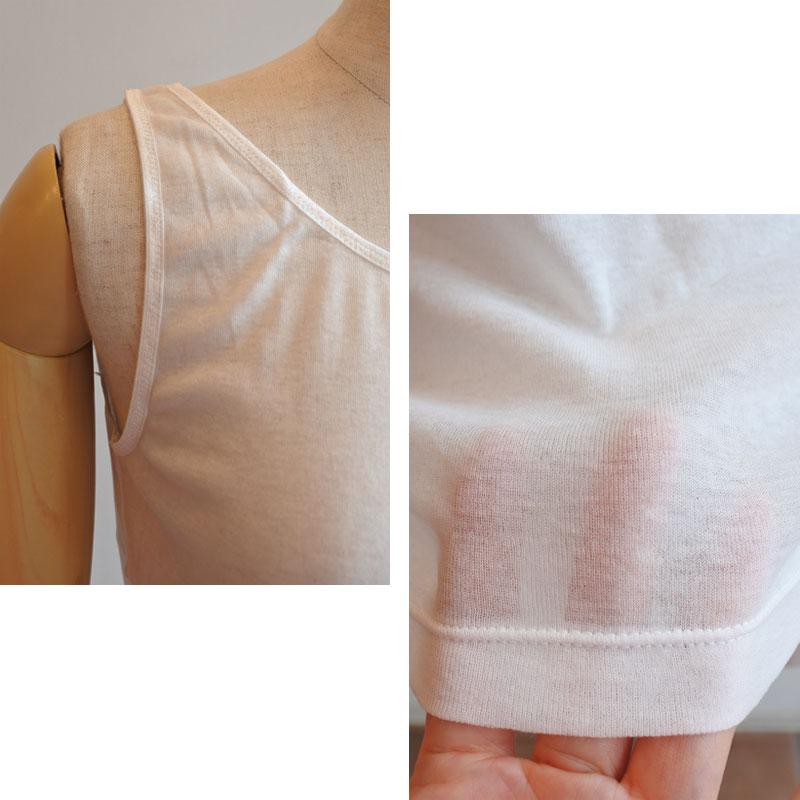 チュニック TUNIC ノースリーブインナー タンクトップ ガーゼシフォン