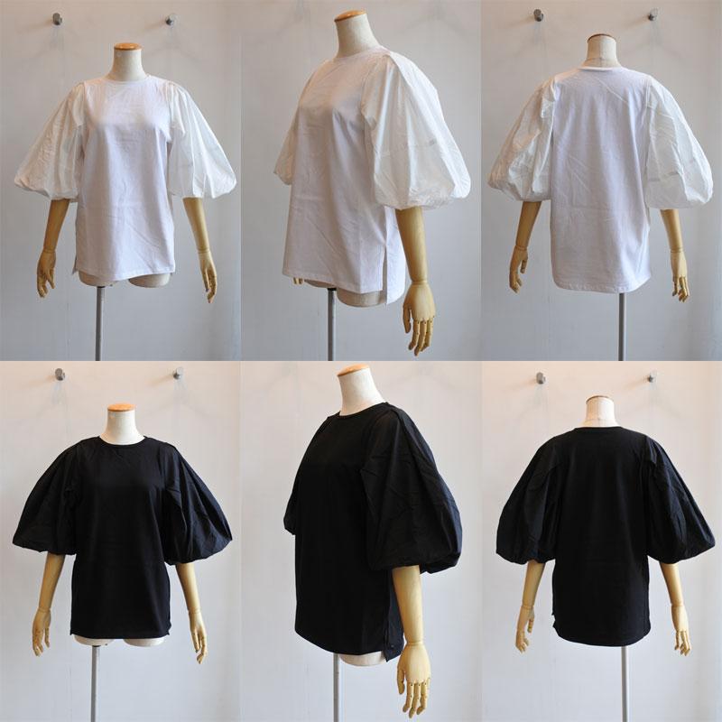 anana カットソー a19-022 ランタンスリーブ アナナ anana anana カットソー a19-022 ランタンスリーブ （BLK