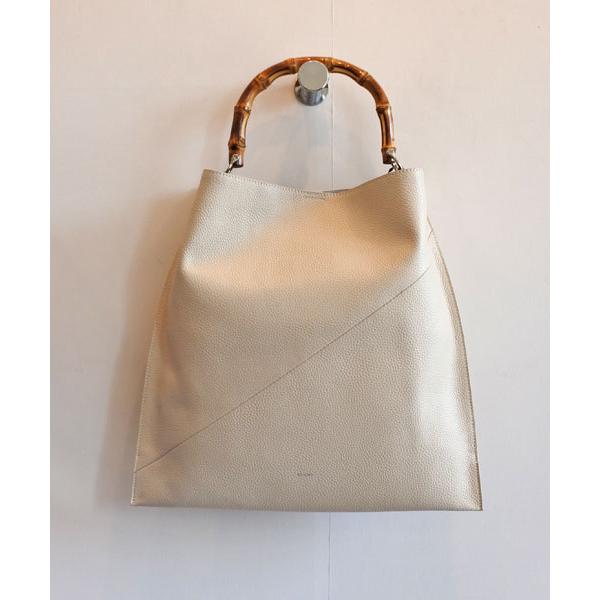Brahmin（ブラーミン） BEAURE カウレザー バンブーハンドル A4 トート 