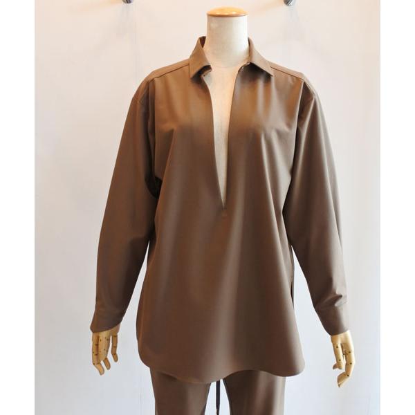 BEATRICE（ベアトリス） オーバーシャツブラウス Vネック ※別売りで