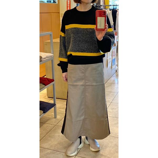 C＋ 40％OFF SALE C+ シープラス リヨセルデニム×タフタスカート 