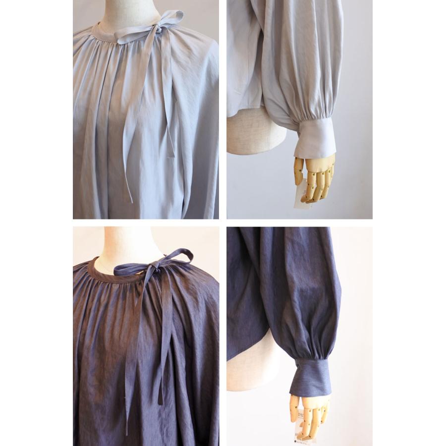 希少ꕥMYLAN マイラン コットンギャザーブラウス ボリューム袖 ふんわり 希少ꕥMYLAN マイラン コットンギャザーブラウス ボリューム袖