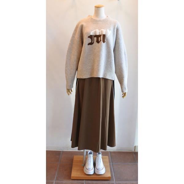 『美品』MYLAN カシミアフレアスカート MyLanka（ミランカ） 50％OFF SALE シルケットポンチサイドレース
