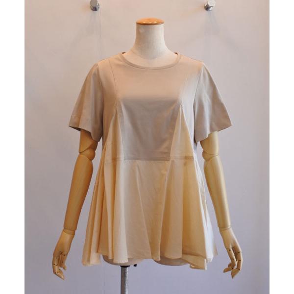 MyLanka（ミランカ） 20％OFF SALE 異素材ドッキングカットソー