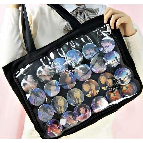 痛バッグ 痛バ レディース トート オタク 推し A4 缶バッチ イベント