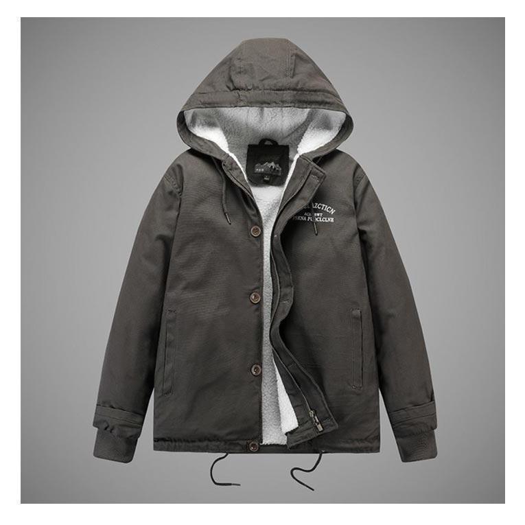 n1 フード付き ジャケット 黒とグレー n1 フード付き ジャケット 黒とグレー