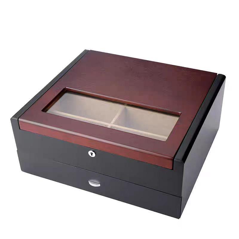 特価】◇16本収納◇木製2段式 老眼鏡 メガネケース サングラス収納