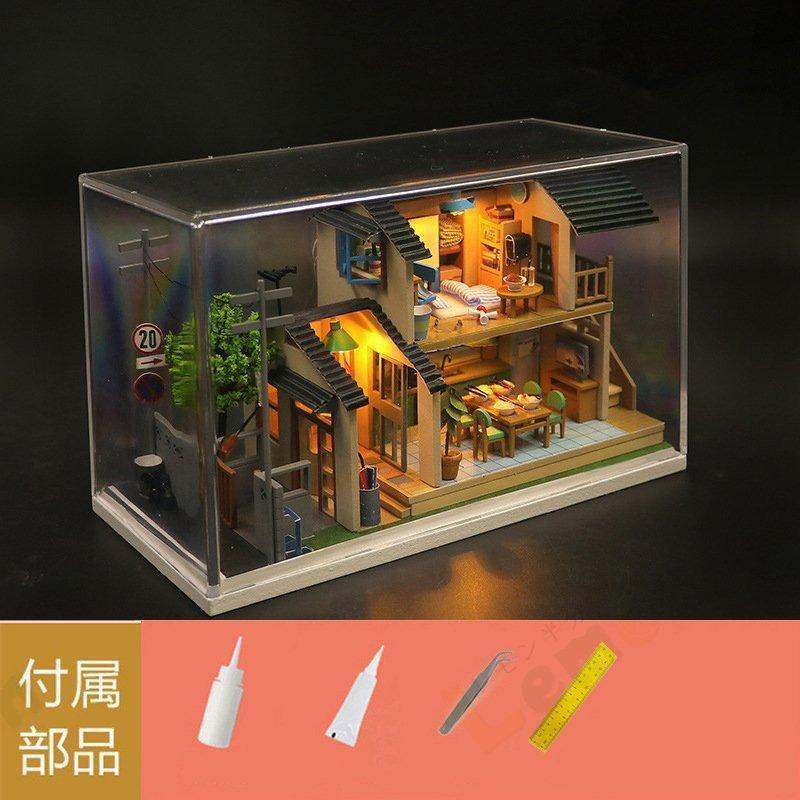 ドールハウス ミニチュアハウス 和風 手作りキット DIY セット