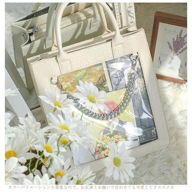 痛バ 痛バッグ 2WAY ハンドバッグ ショルダーバック フェイク