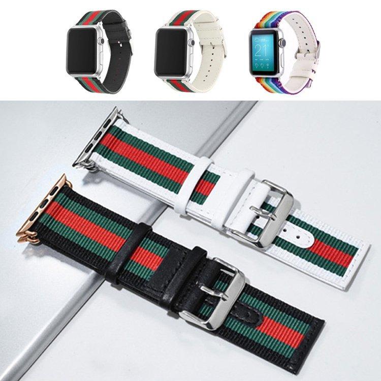 アップルウォッチバンド Apple Watch 編みナイロン 弾性 メンズ レディース 防水 Apple Watch 6 5 4 3 2 1 Se コンパチブル アップルウォッチ ベルト 本物新品保証