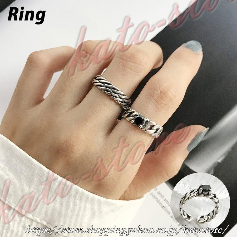 指輪 オープンリング レディース アクセサリー シルバー925 チェーン カラーストーン 天然石風 可愛い おしゃれ クール かっこいい 鎖 シルバー Mzcb84 カトウストア 通販 Yahoo ショッピング