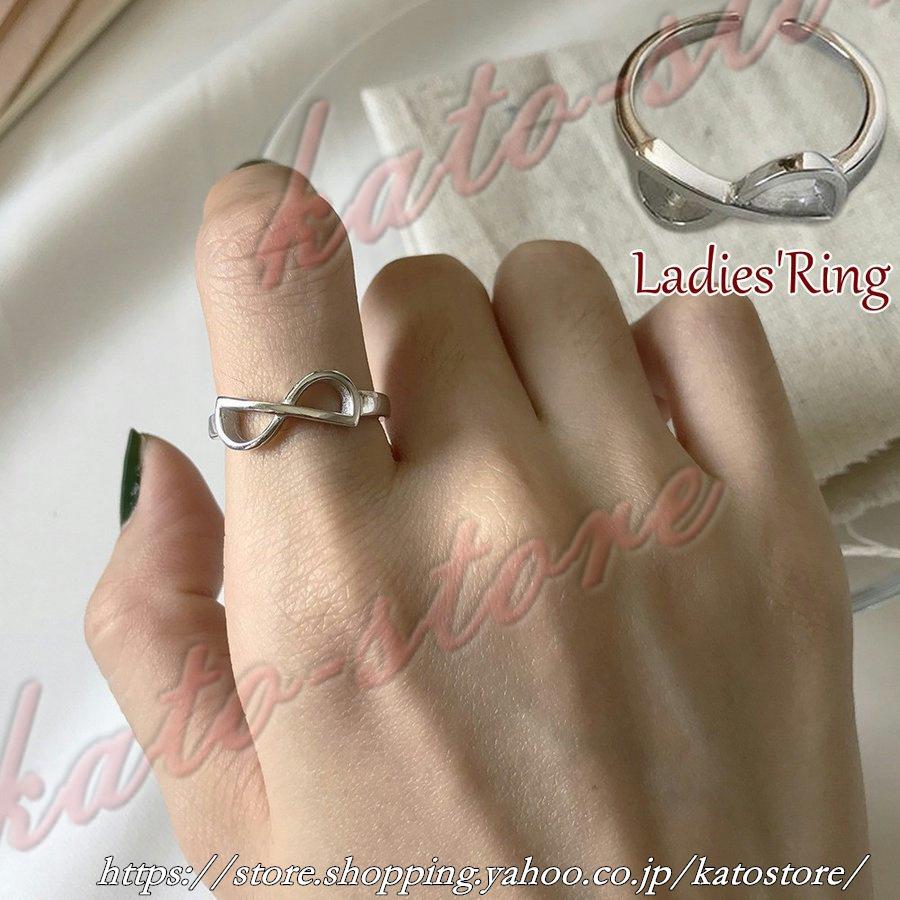 オープンリング 指輪 リング レディース 女性 アクセサリー シルバー925 リボン 無限大 インフィニティ シルバーカラー シンプル かわいい キュ Mzca536 カトウストア 通販 Yahoo ショッピング