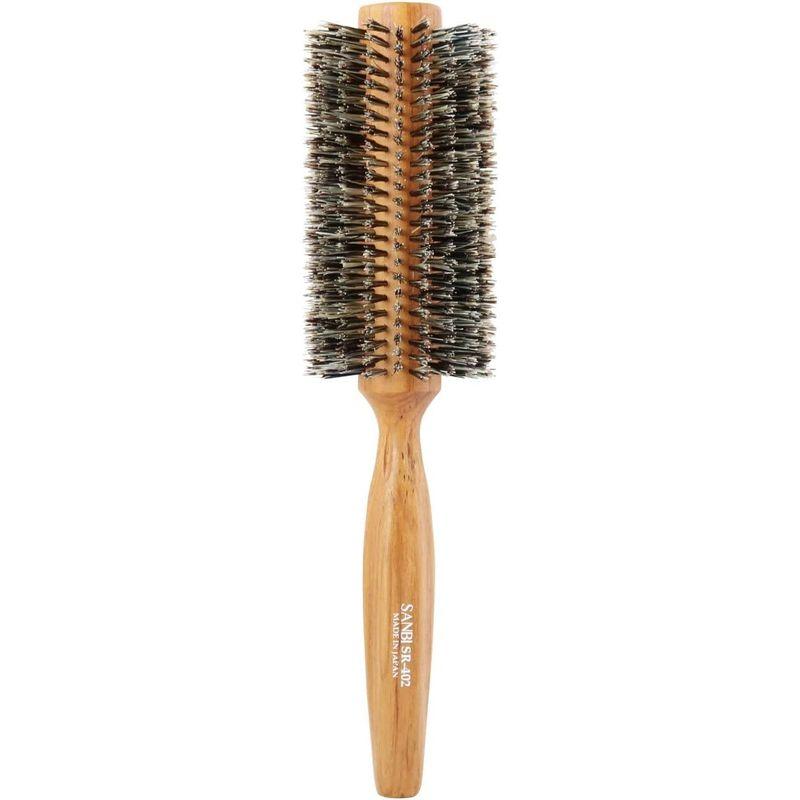 上品なスタイルソフトロールブラシ SRシリーズ (53mm) ヘアブラシ、くし リリーイングランドパドルブラシは、もつれを取り除き、髪の毛を伸ばし、ブロードライするのに最適 マーブル