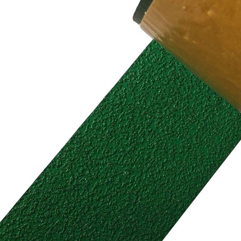 高耐久反射ラインテープ 緑 100mmx20m 厚さ2mm 再帰反射 反射ガラス粒子 耐久性が高く反射するラインテープ - 1